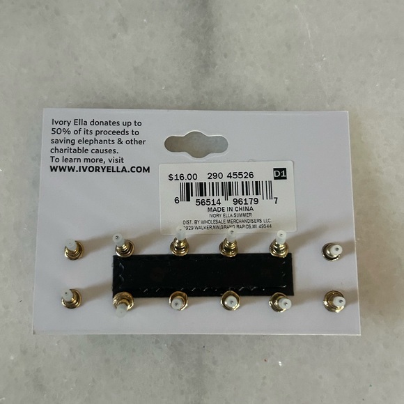 Ivory Ella Spring Multi Studs - Picture 2 of 2